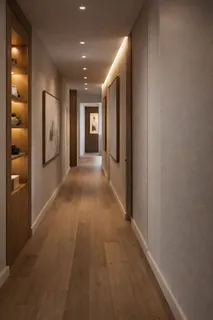 a view of a hallway