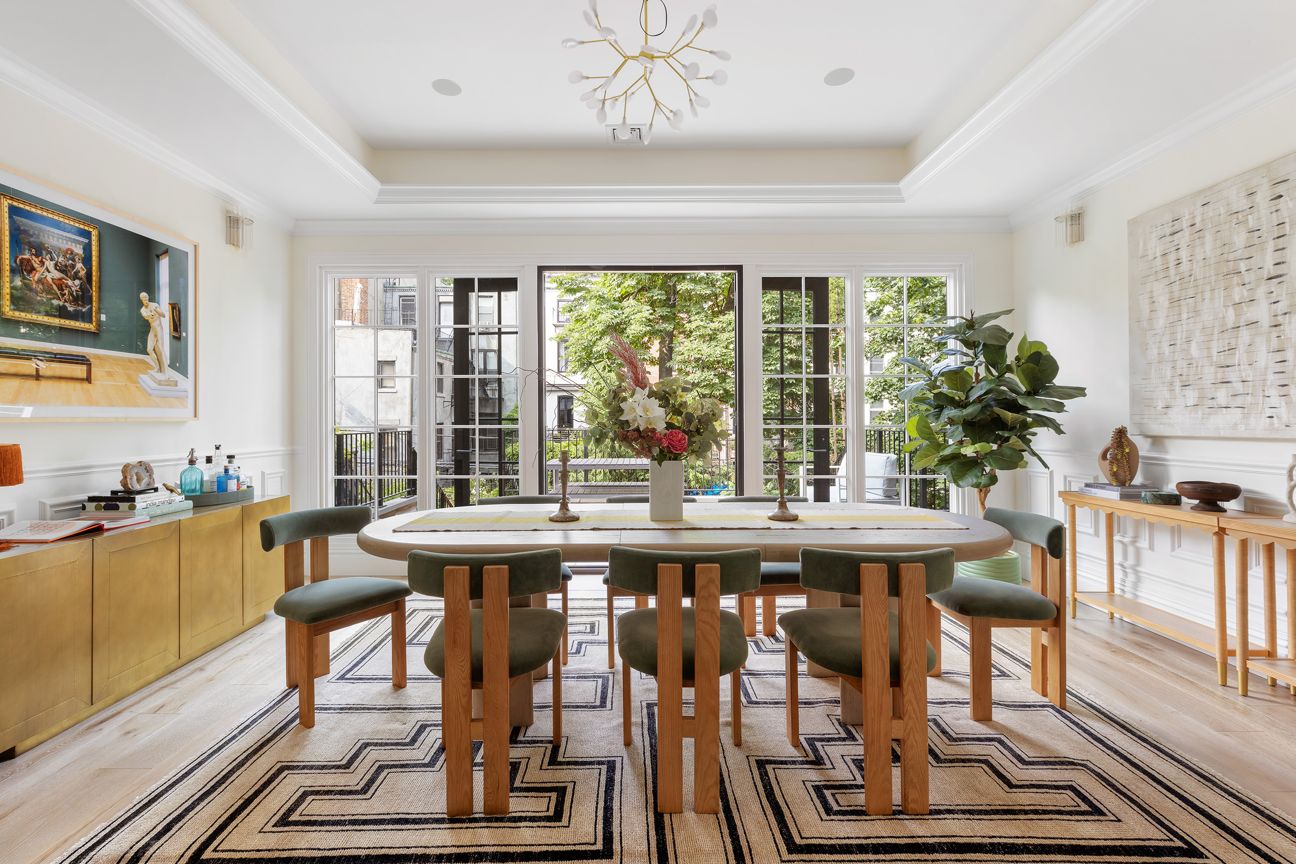 149 Kane Street Brooklyn, NY 11231 - Photo 6 of 26 a view of a dining room with furniture window and outside view