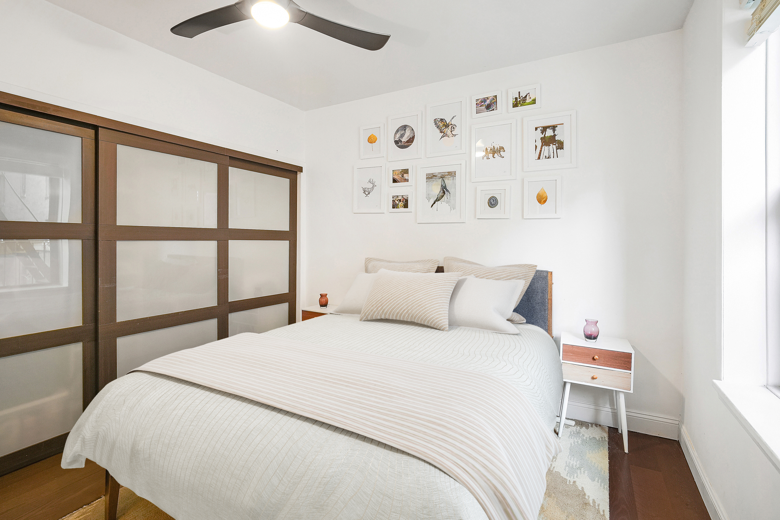 855 West End Avenue, Unit 4B Manhattan, NY 10025 - Photo 5 of 13 a bedroom with a bed and a window