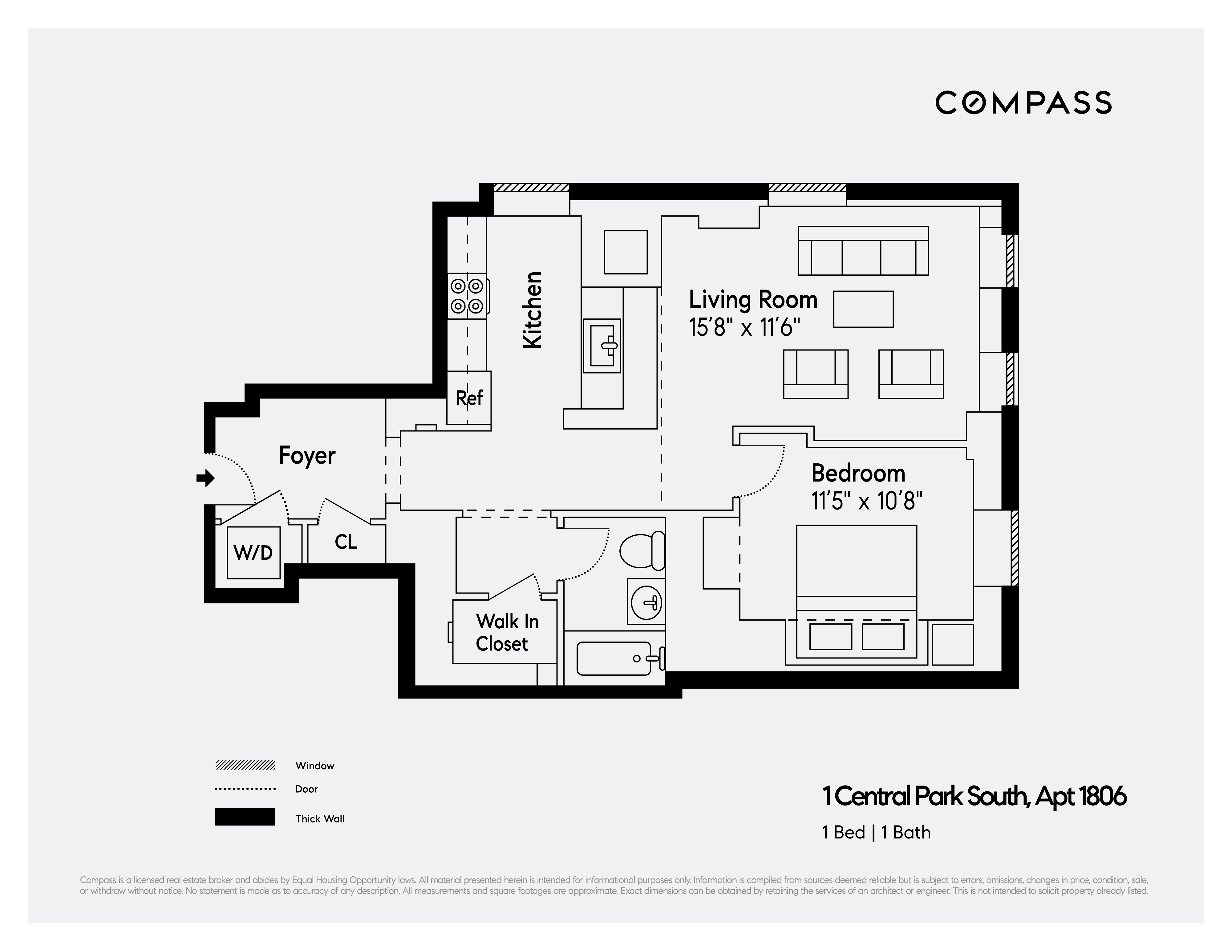 1 Central Park South, Unit 1806 Manhattan, NY 10019 - Photo 18 of 18