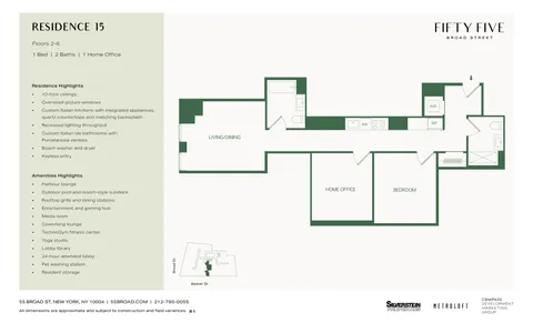 $6,485 | 55 Broad Street, Unit 215 | Financial District