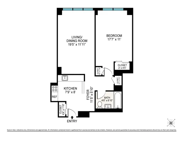 $1,395,000 | 15 Charles Street, Unit 2H | West Village