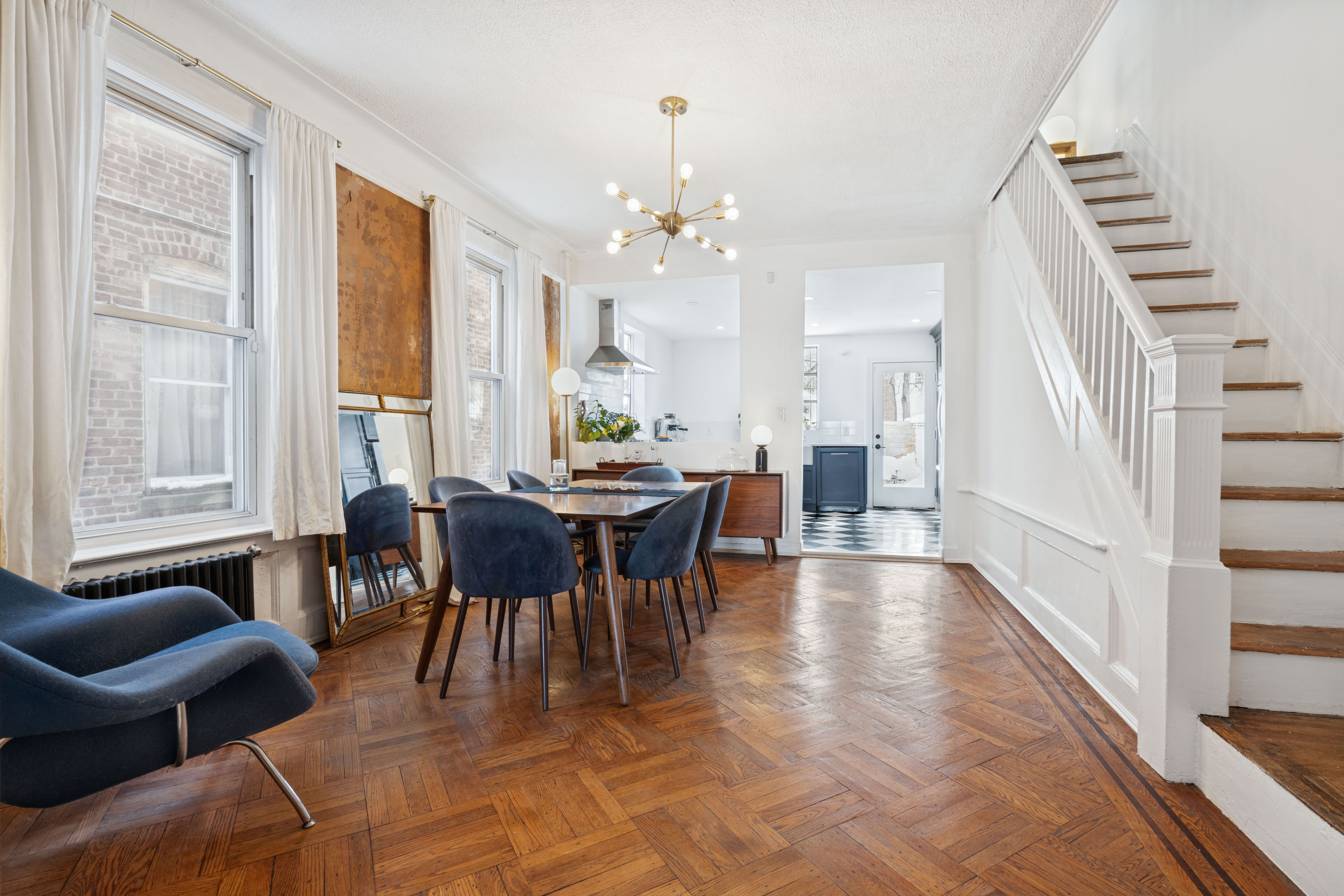 527 East 38th Street Brooklyn, NY 11203 - Photo 2 of 15 a view of a dining room with furniture and window