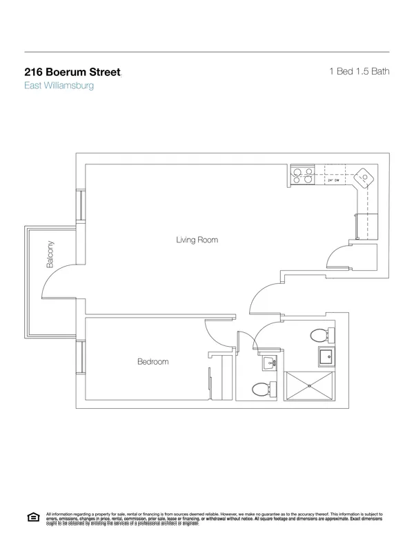 $4,095 | 216 Boerum Street, Unit 3B | East Williamsburg