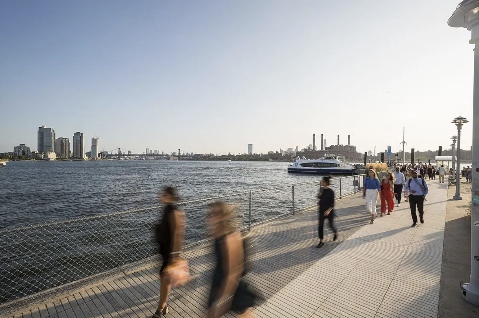 21 India Street, Unit 2101 Brooklyn, NY 11222 - Photo 21 of 22 a view of a terrace with outdoor seating