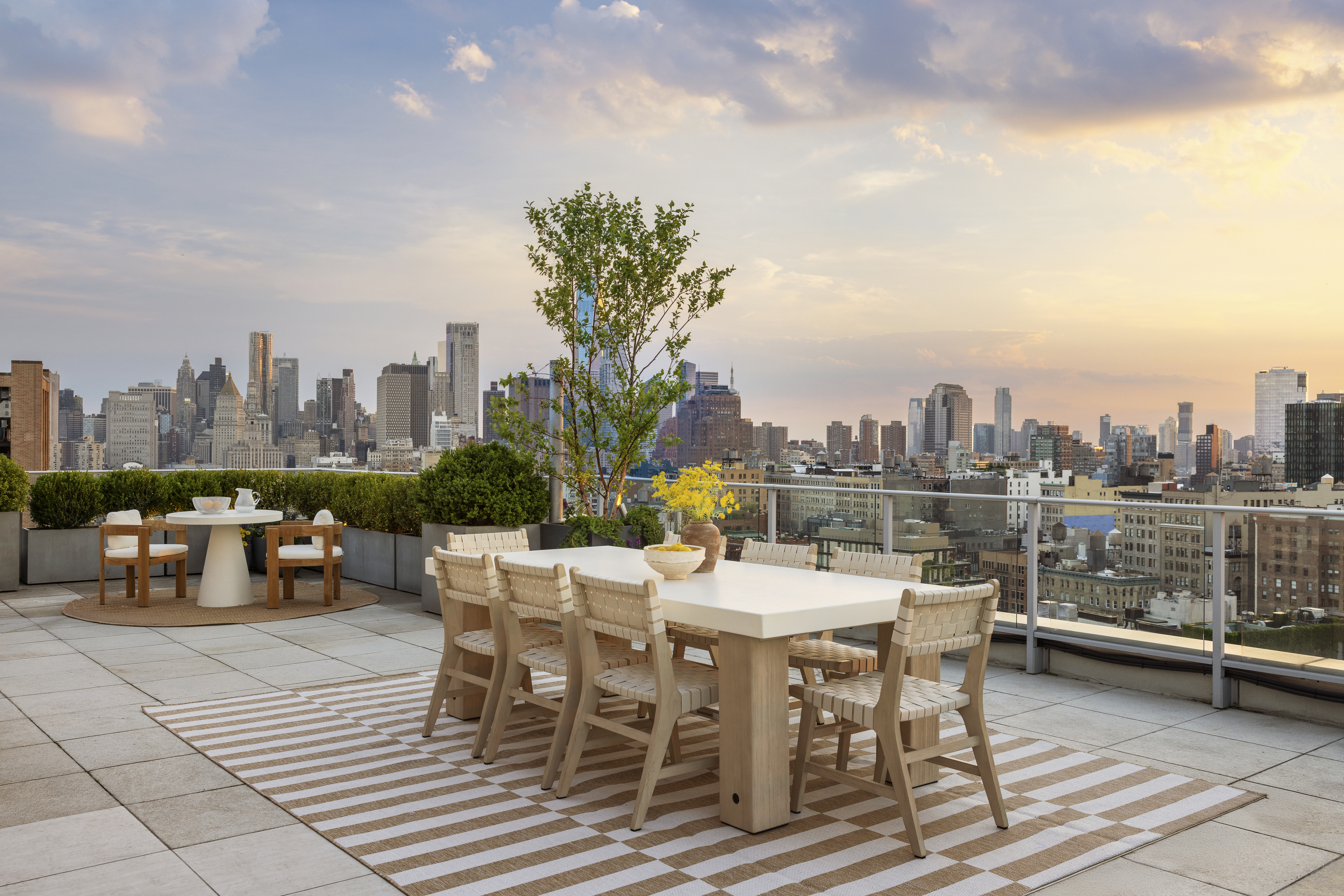 52 East 4th Street, Unit PH3 Manhattan, NY 10003 - Photo 1 of 22 a view of a terrace with furniture and a table