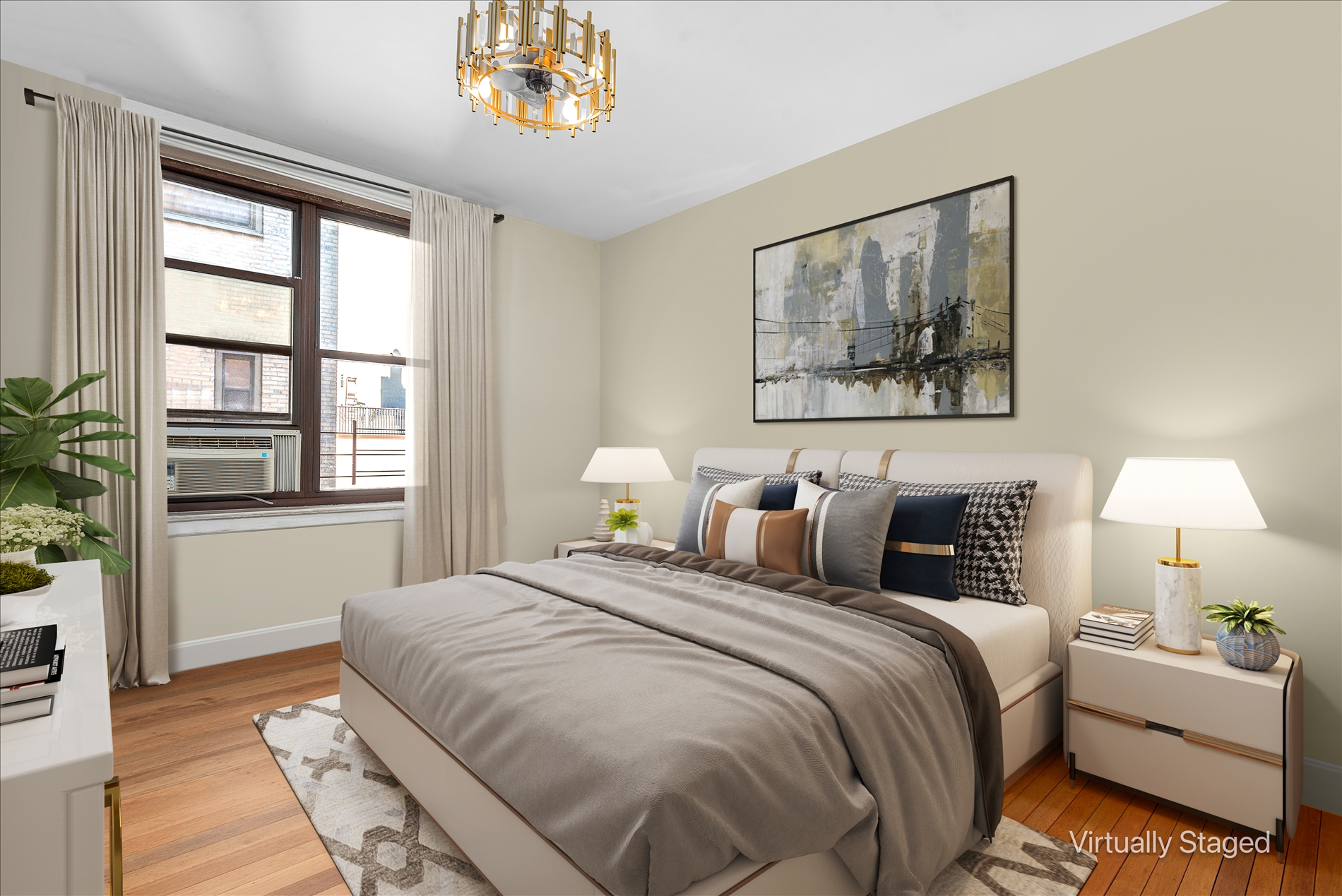 345 East 77th Street, Unit 3C Manhattan, NY 10075 - Photo 4 of 9 a bedroom with bed and a window