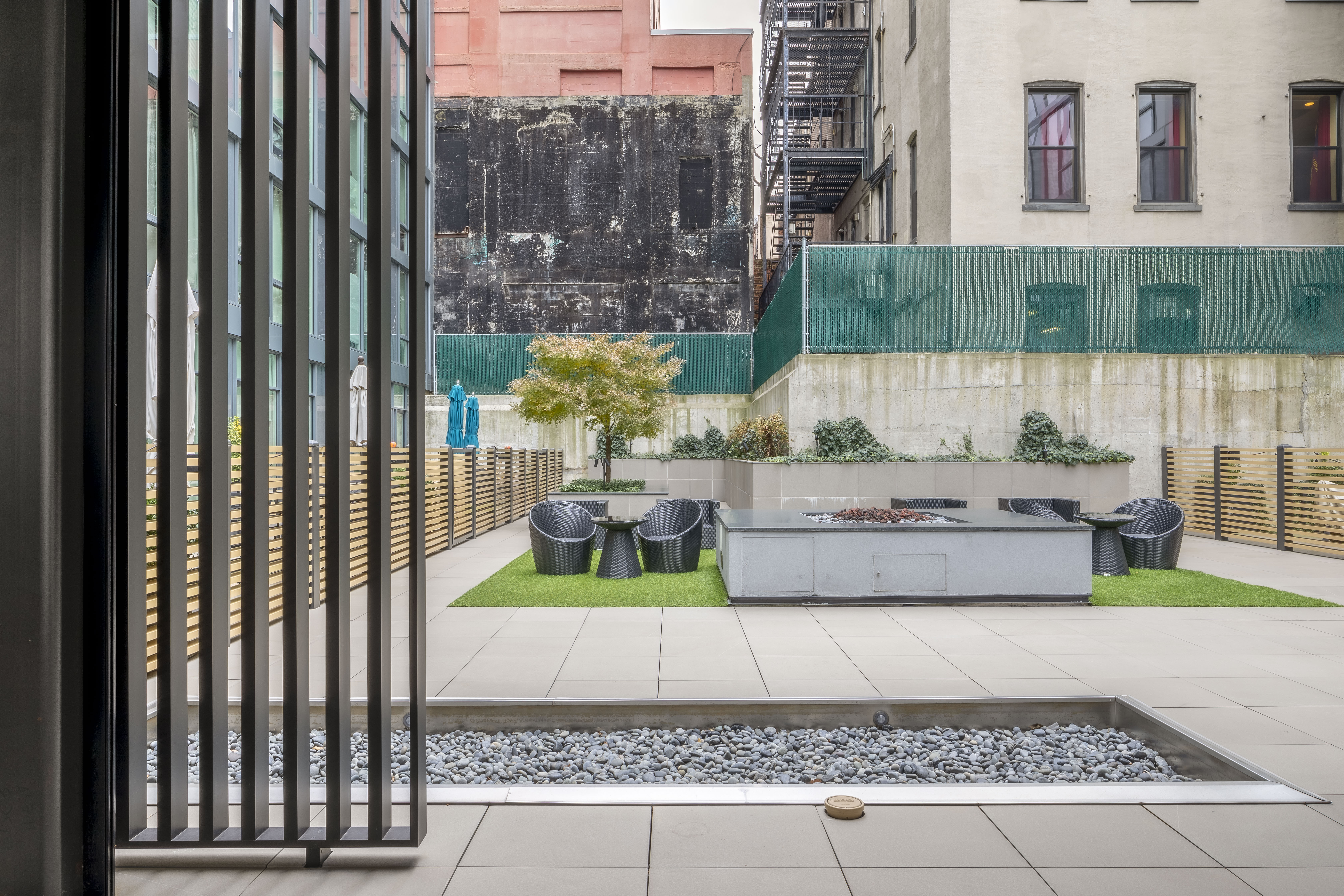 540 West 49th Street, Unit 405S Manhattan, NY 10019 - Photo 7 of 12 a view of balcony with couch