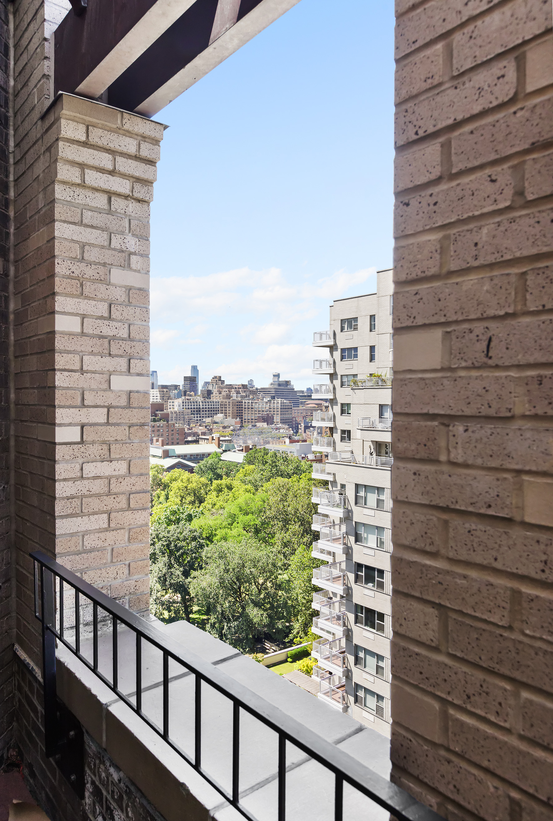 1 5th Avenue, Unit 16F Manhattan, NY 10003 - Photo 8 of 23 a view of a balcony with an outdoor space
