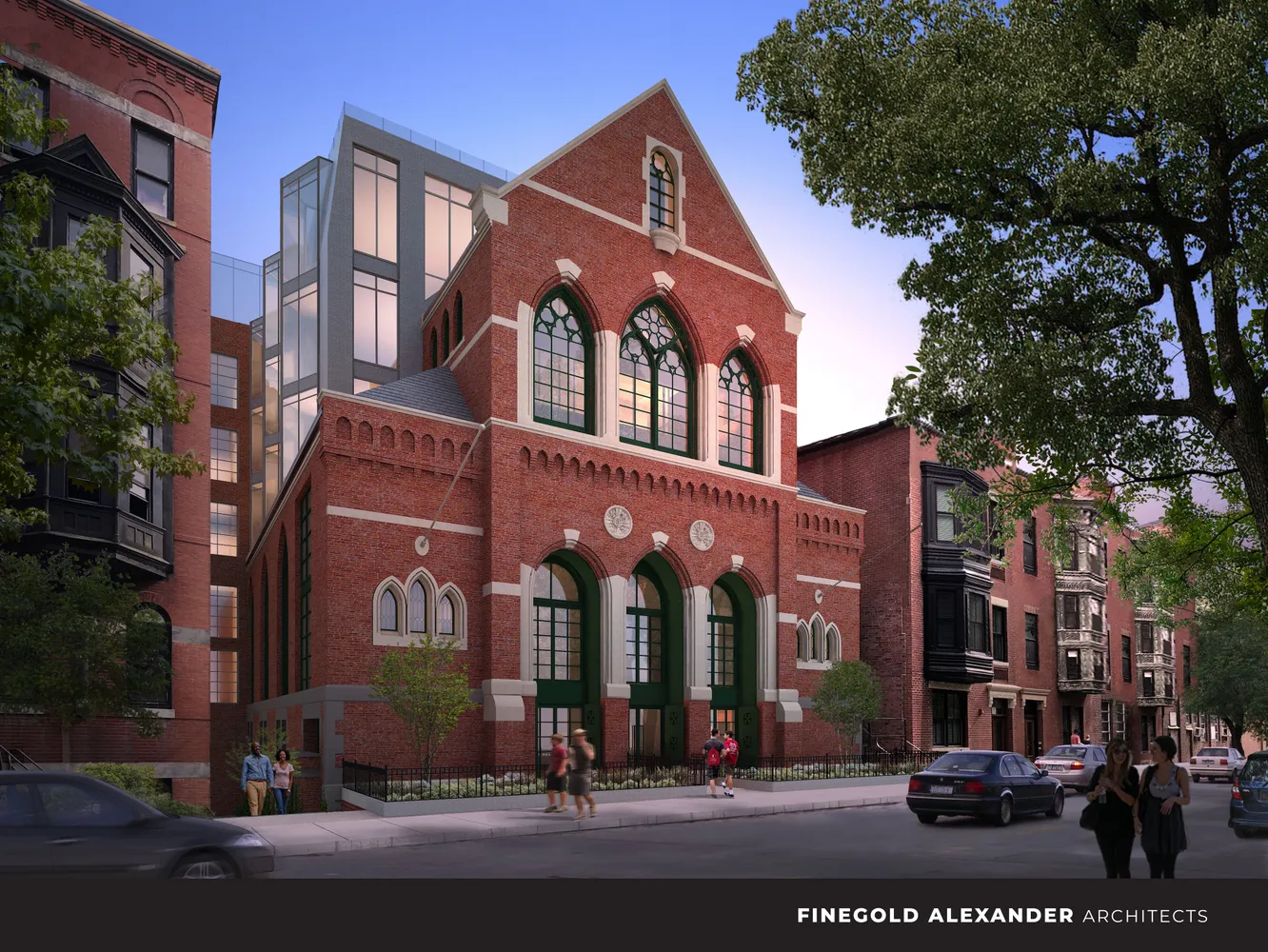 front view of a building