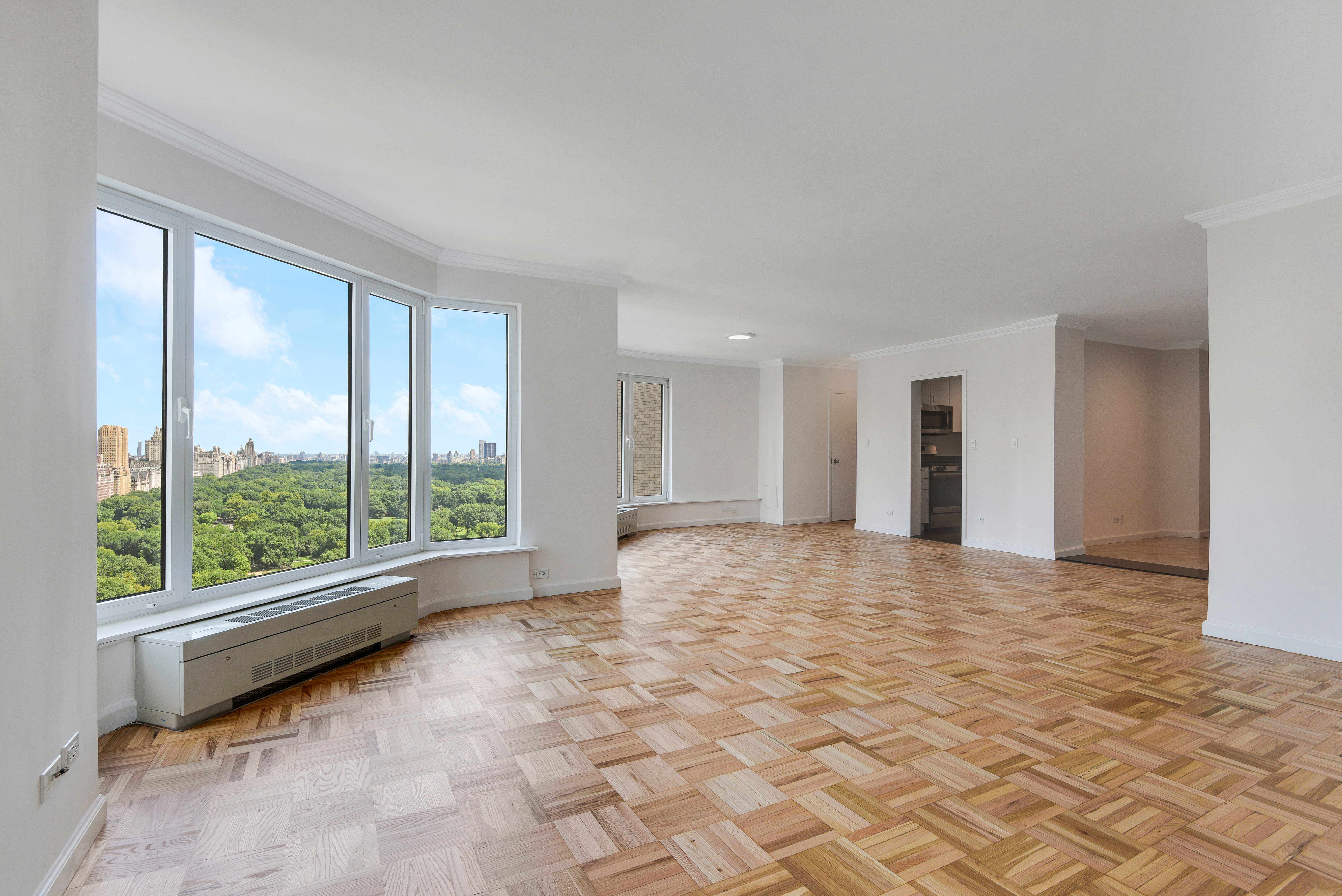 200 Central Park South, Unit 29C Manhattan, NY 10019 - Photo 12 of 23 a view of an empty room with a window