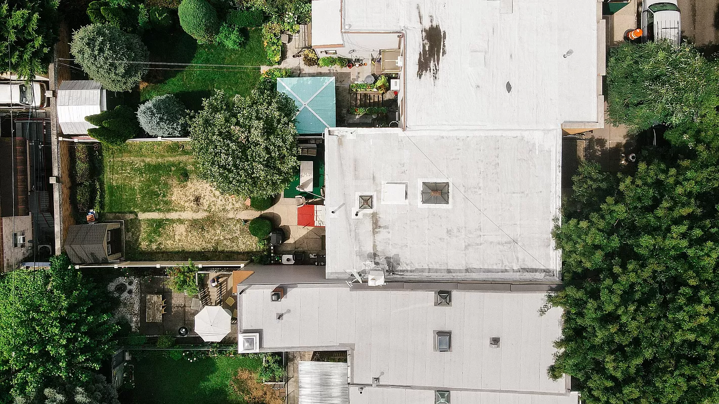 181 Eckford Street Brooklyn, NY 11222 - Photo 5 of 6 an aerial view of residential houses with outdoor space