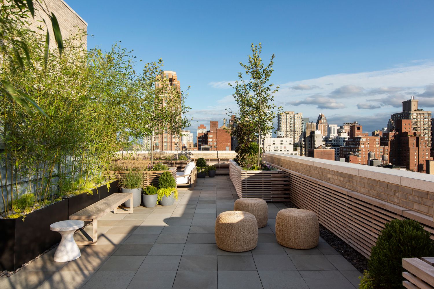 a dining room with furniture a rug and wooden floor