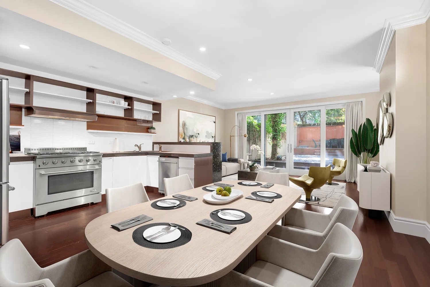 a black and white photo of a room