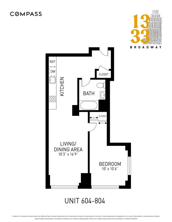 $3,382 | 1333 Broadway, Unit 604 | Bushwick