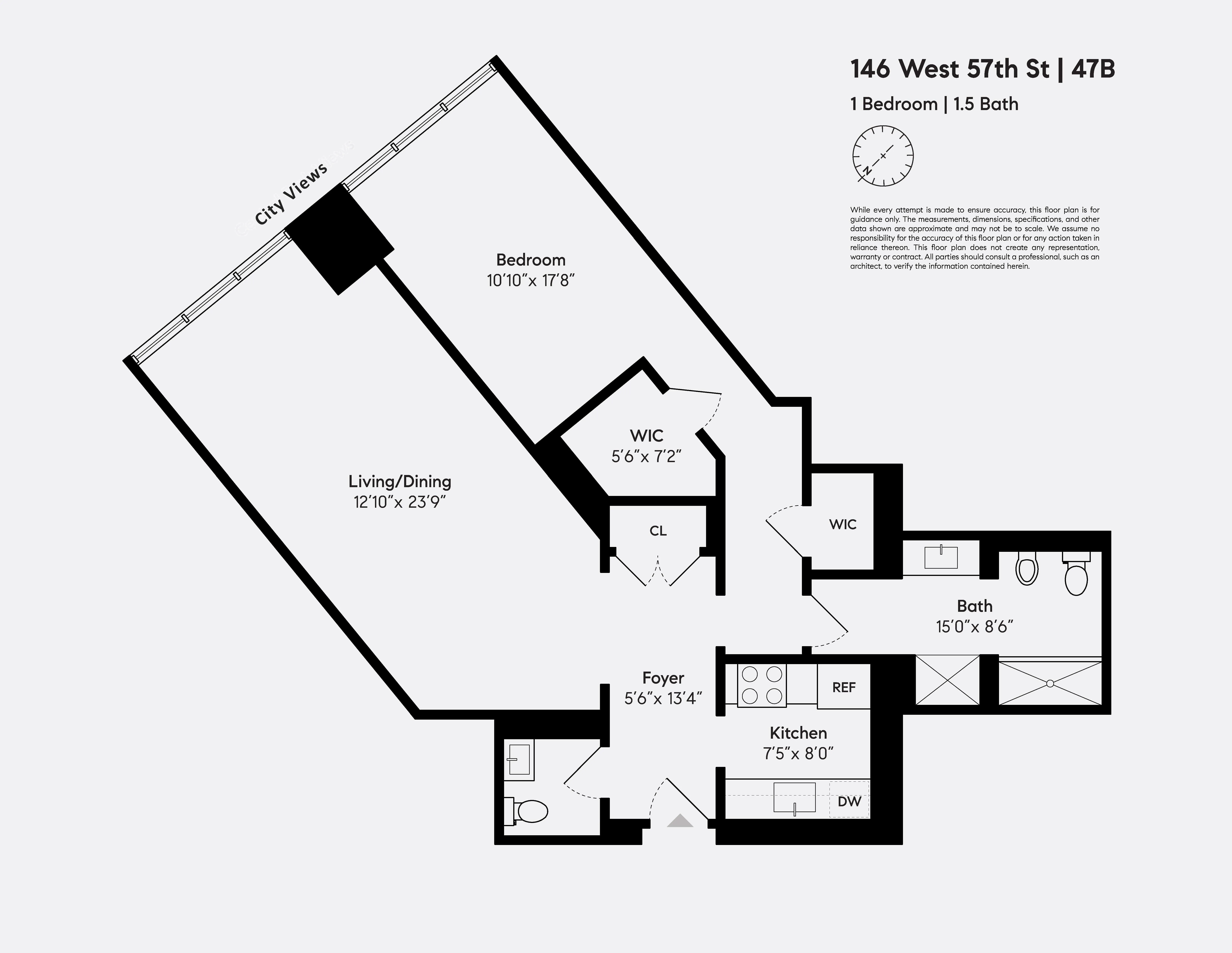 146 West 57th Street, Unit 47B Manhattan, NY 10019 - Photo 15 of 15