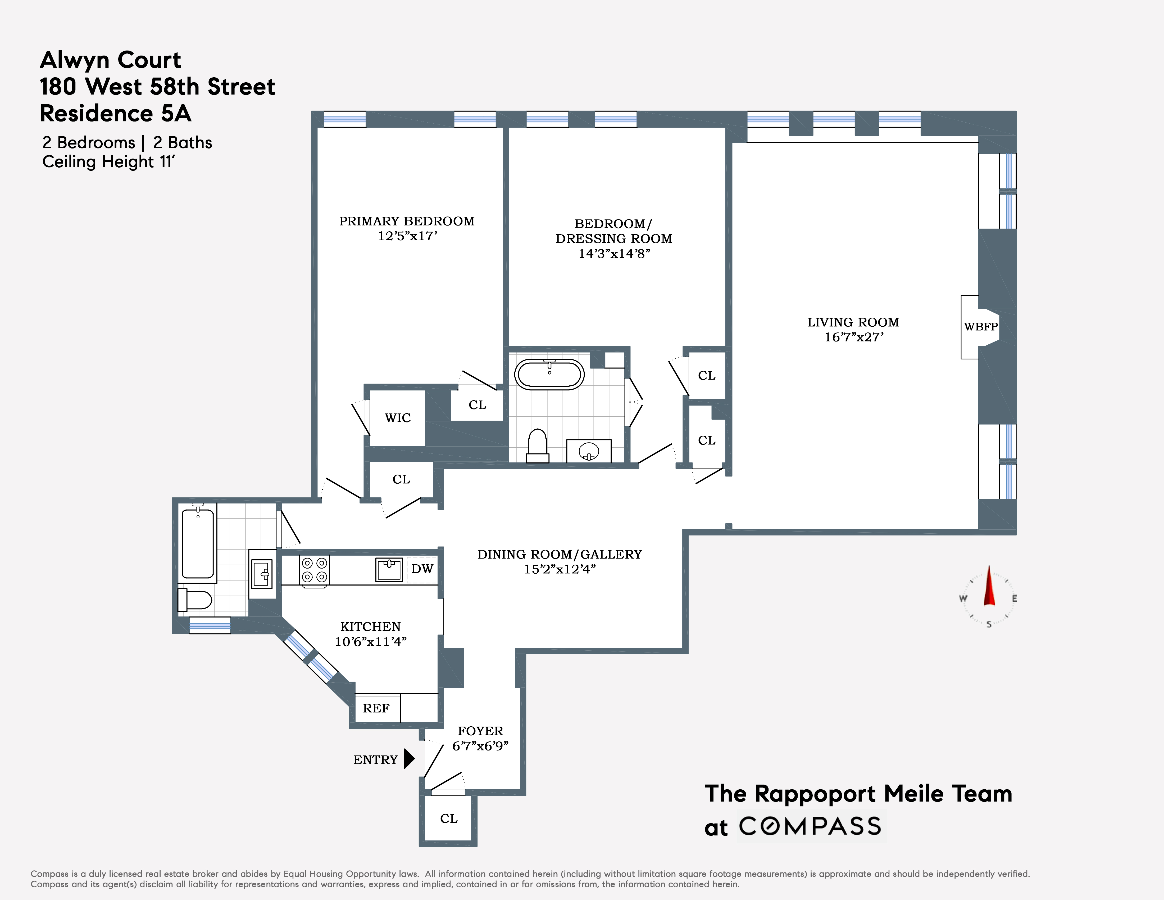 180 West 58th Street, Unit 5A Manhattan, NY 10019 - Photo 17 of 17 unknown