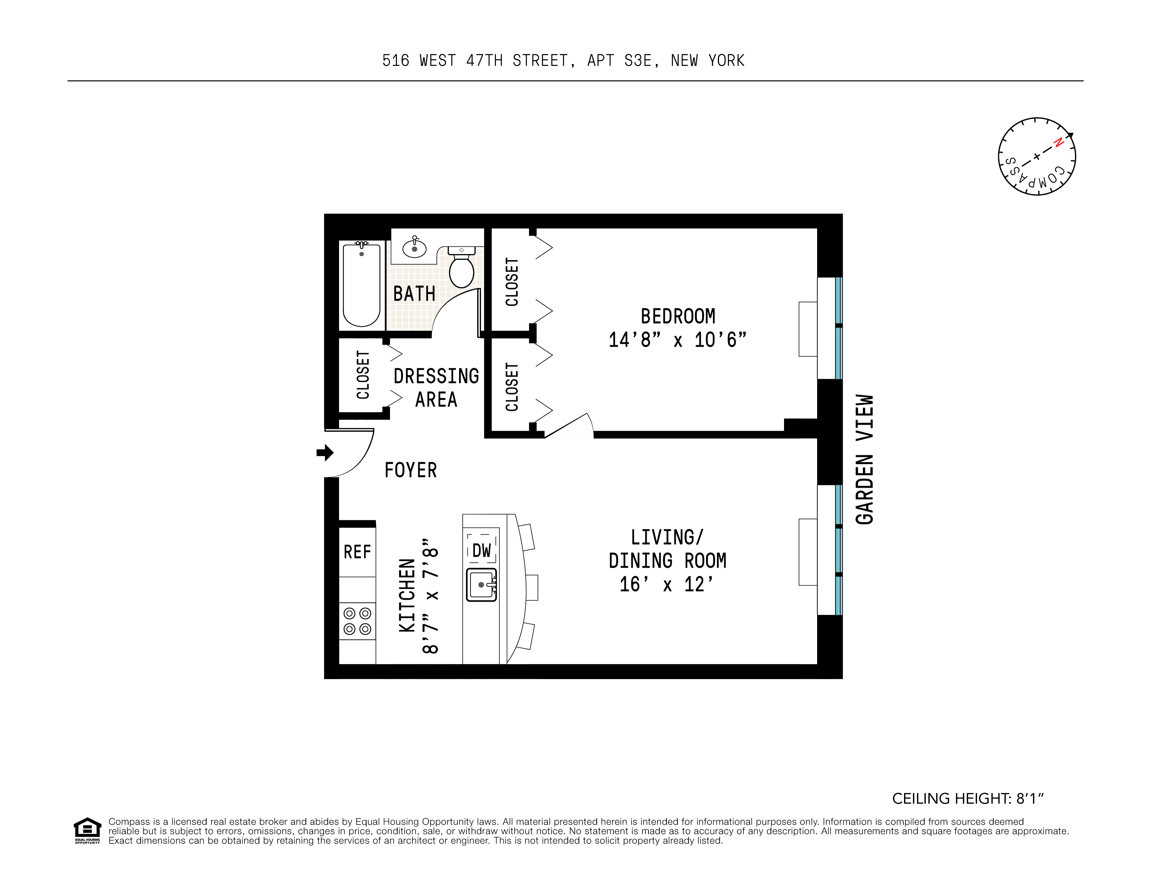 516 West 47th Street, Unit S3E Manhattan, NY 10036 - Photo 14 of 14