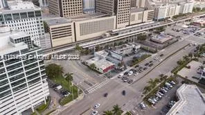 an aerial view of a balcony