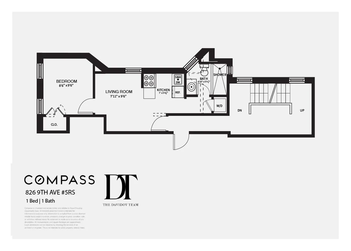 826 9th Avenue, Unit 5RS Manhattan, NY 10019 - Photo 15 of 15 a view of a black and white photo of a white house