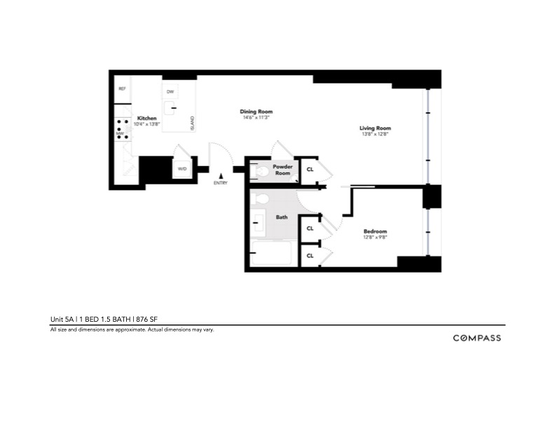 5 East 44th Street, Unit 5A Manhattan, NY 10017 - Photo 15 of 15 a picture of a floor plan