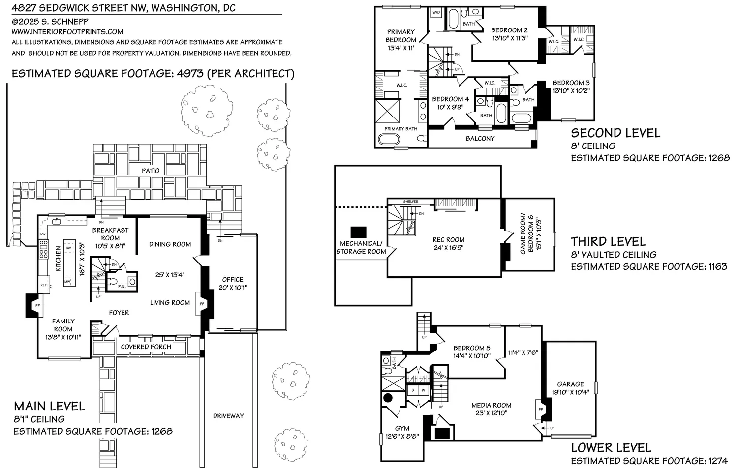 $3,695,000 | 4827 Sedgwick Street Northwest, Washington, DC 20016