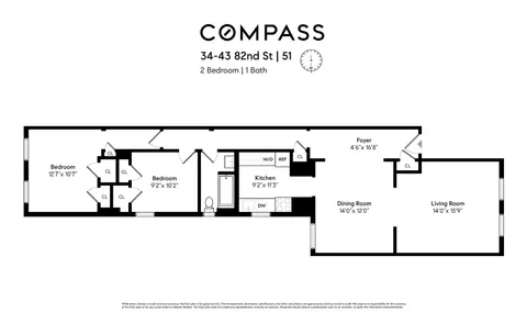 $599,000 | 34-43 82nd Street, Unit 51 | Jackson Heights
