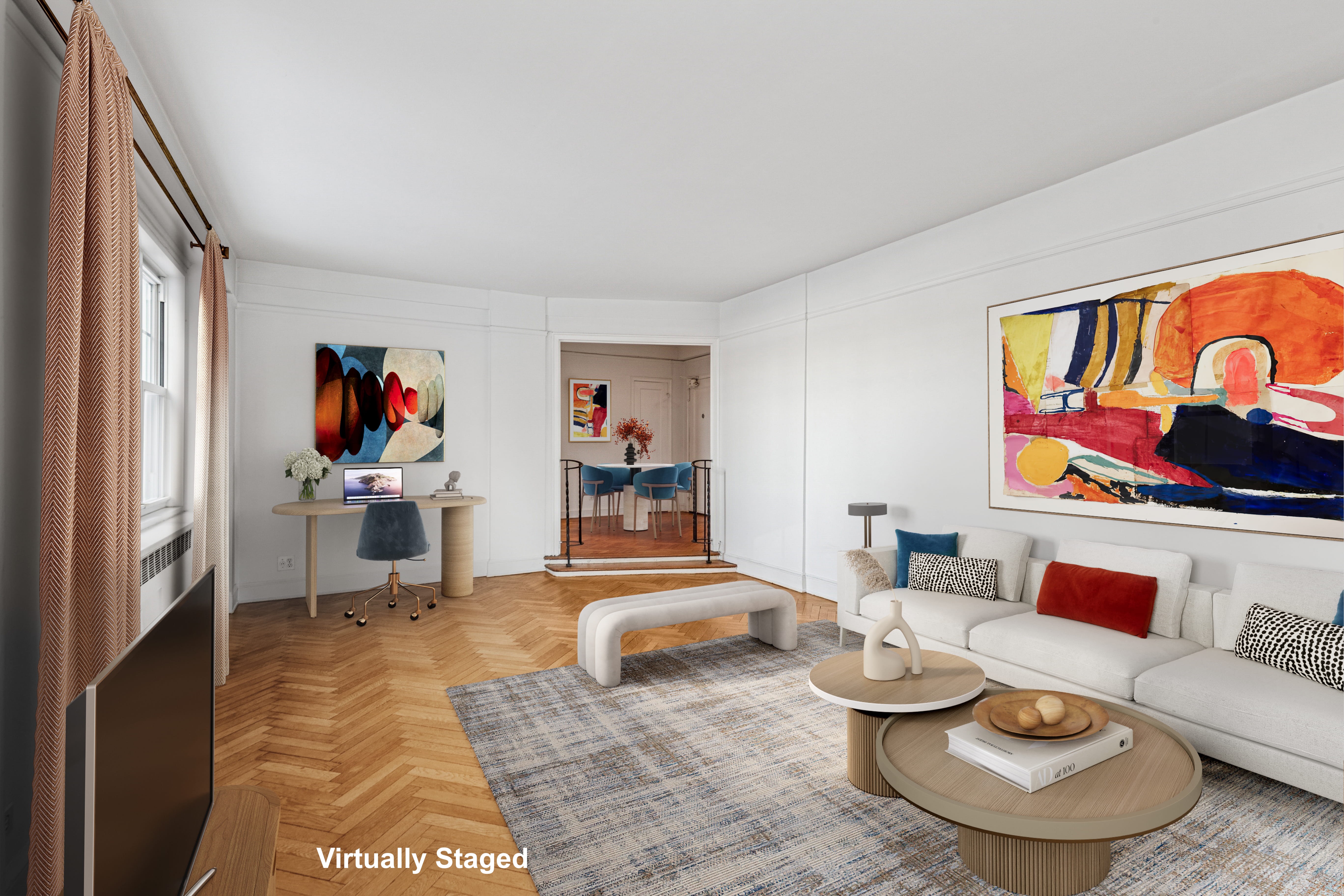 200 Cabrini Boulevard, Unit 10 Manhattan, NY 10033 - Photo 3 of 35 a living room with furniture and a rug