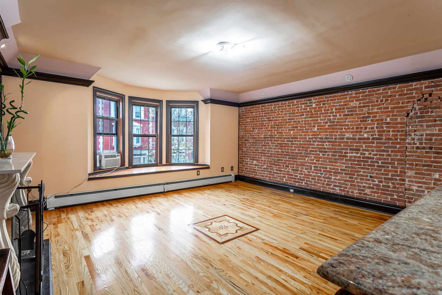 12 Virginia Place Brooklyn, NY 11213 - Photo 4 of 10 a view of an empty room with a window and wooden floor