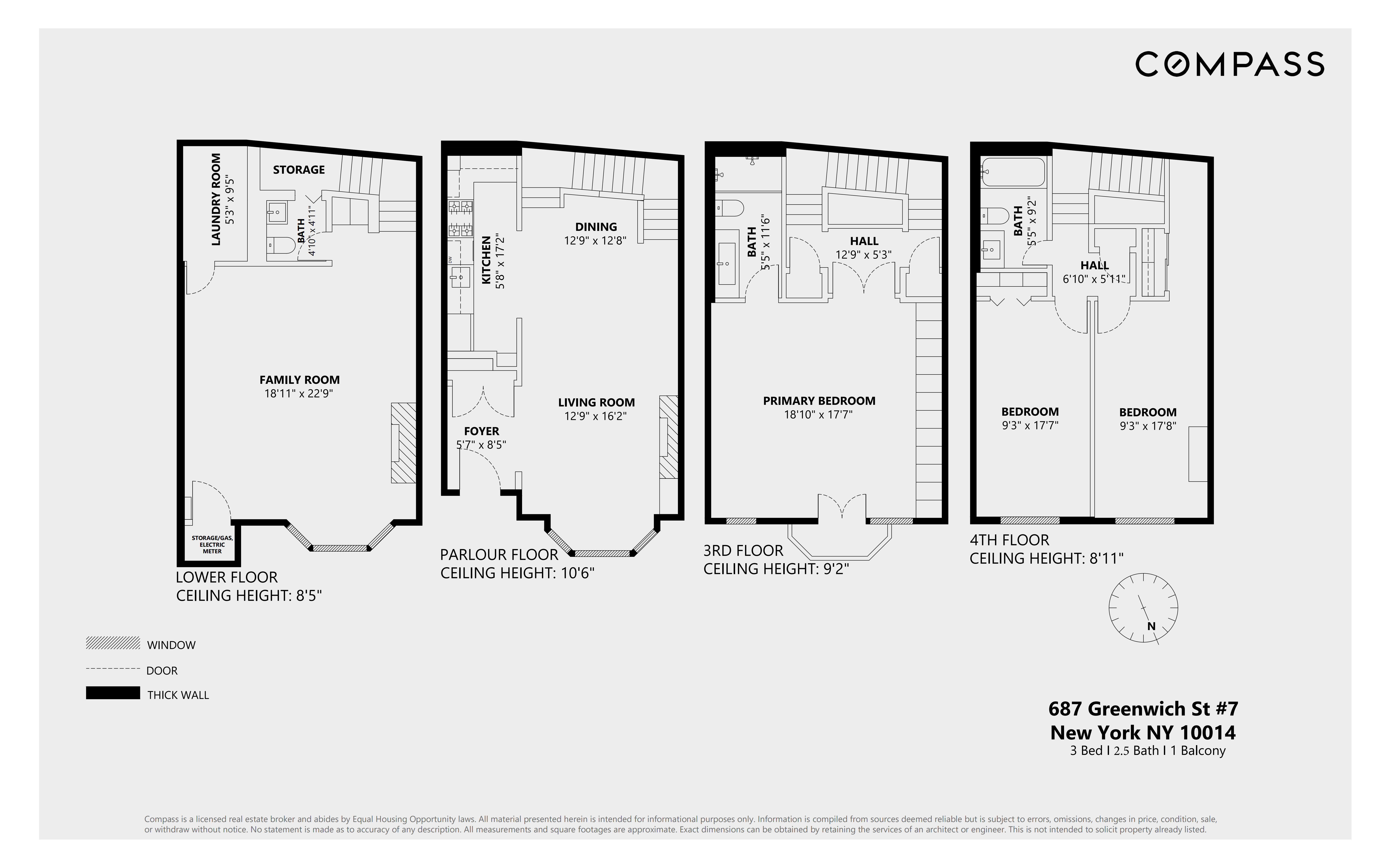 687 Greenwich Street, Unit TH7 Manhattan, NY 10014 - Photo 23 of 23 a bathroom with a bathtub and a sink