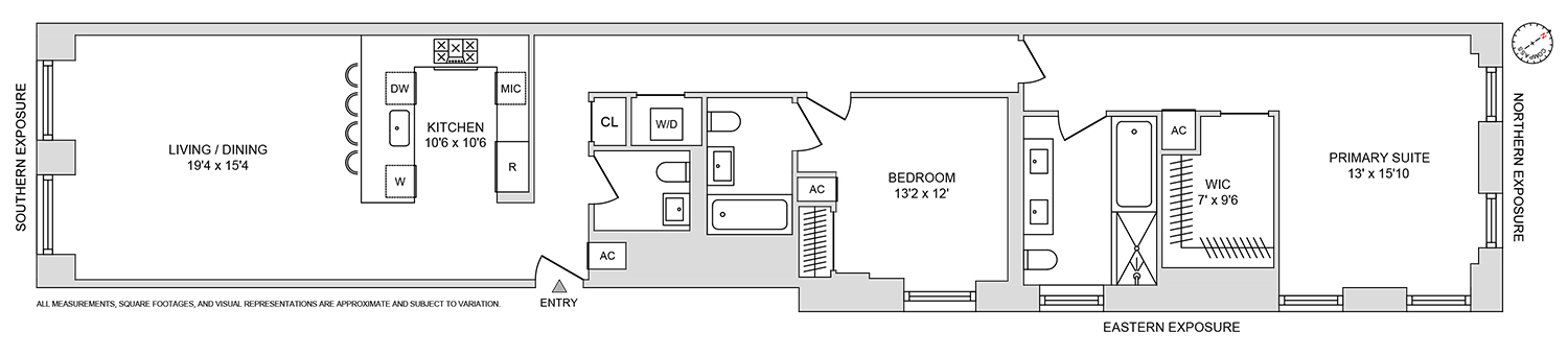 55 West 17th Street, Unit 701 Manhattan, NY 10011 - Photo 20 of 20 a black and white photo of a floor