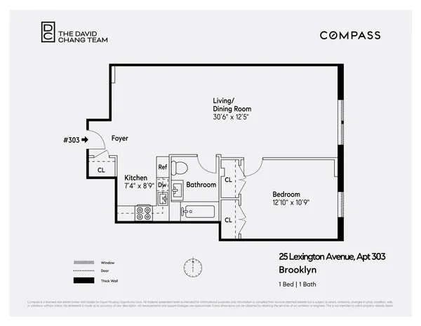 $4,825 | 25 Lexington Avenue, Unit 303 | Clinton Hill