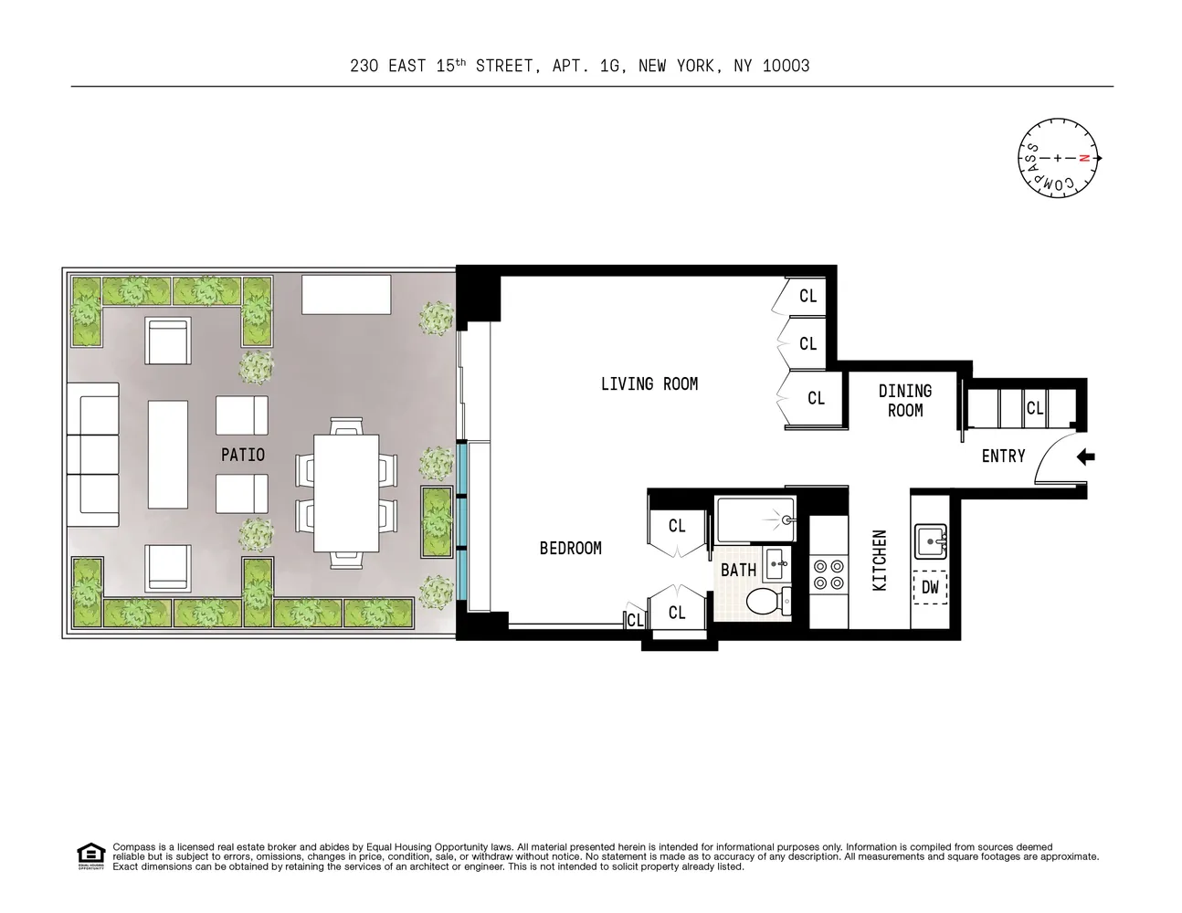$850,000 | 230 East 15th Street, Unit 1G | Gramercy