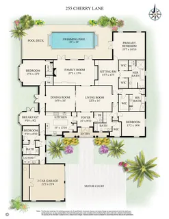 $8,000,000 | 255 Cherry Lane, Palm Beach, FL 33480