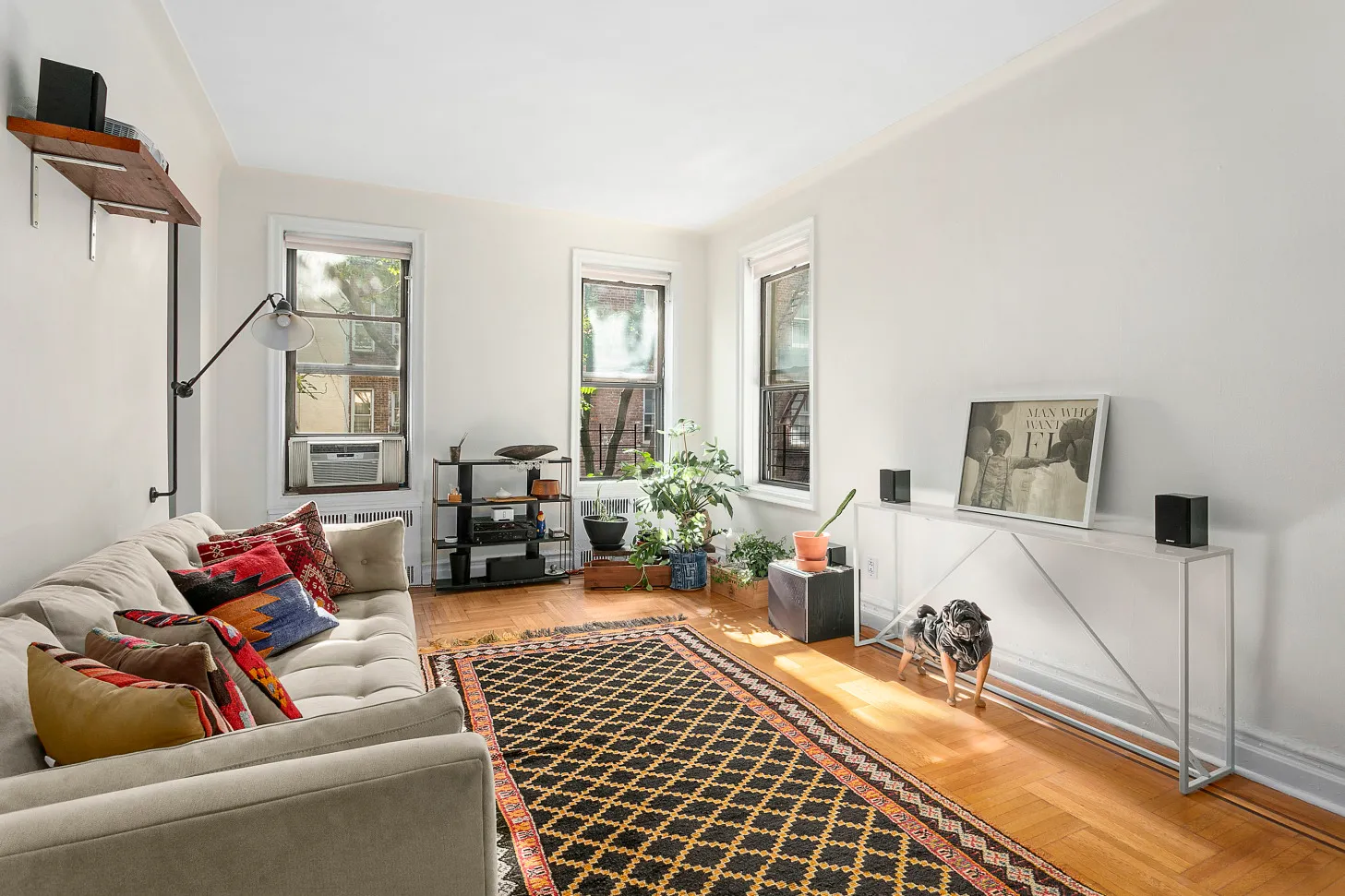 a bedroom with furniture and a couch