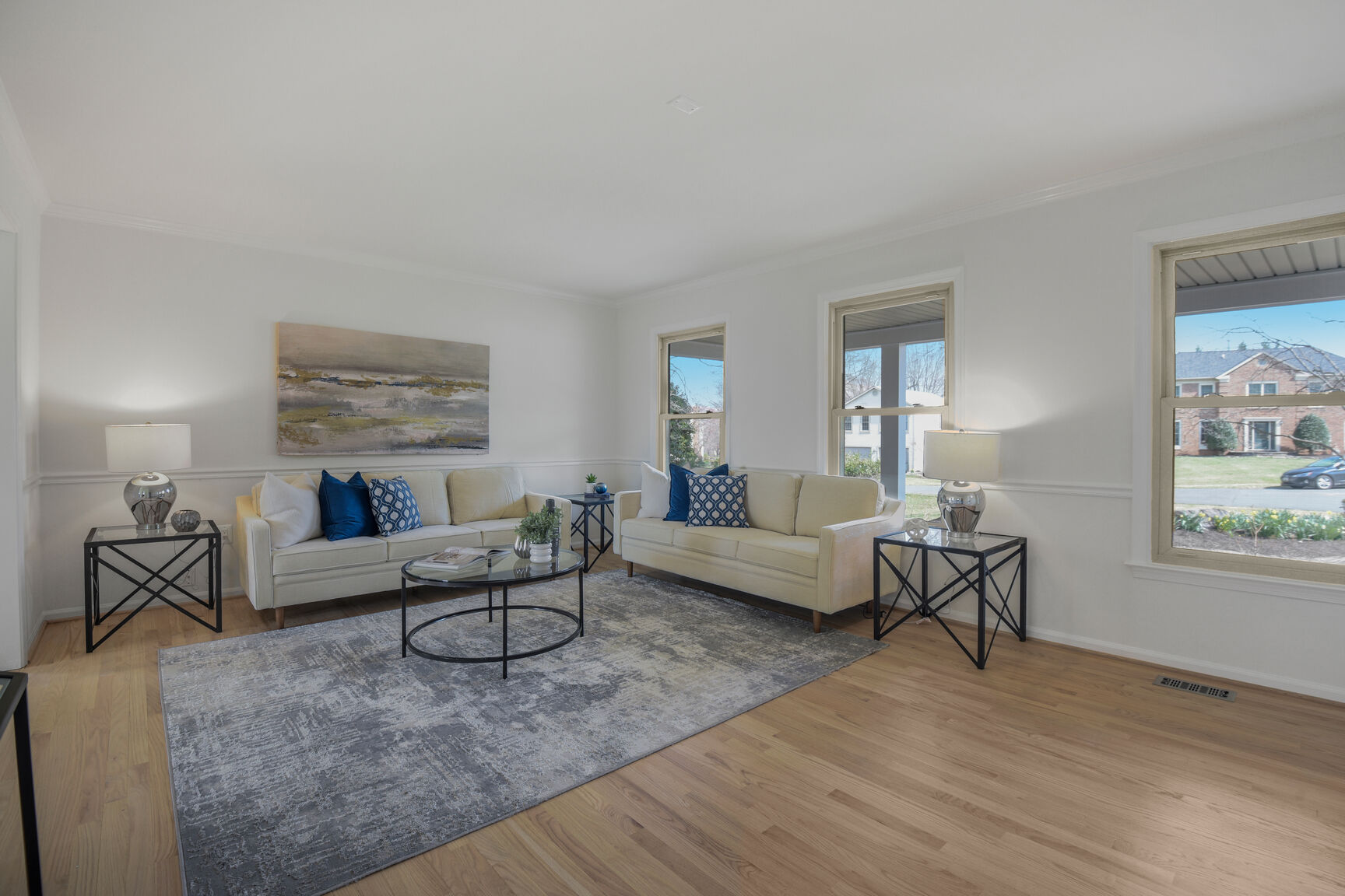 4008 Evangeline Terrace Olney, MD 20832 - Photo 9 of 54 a living room with furniture or couch and a wooden floor