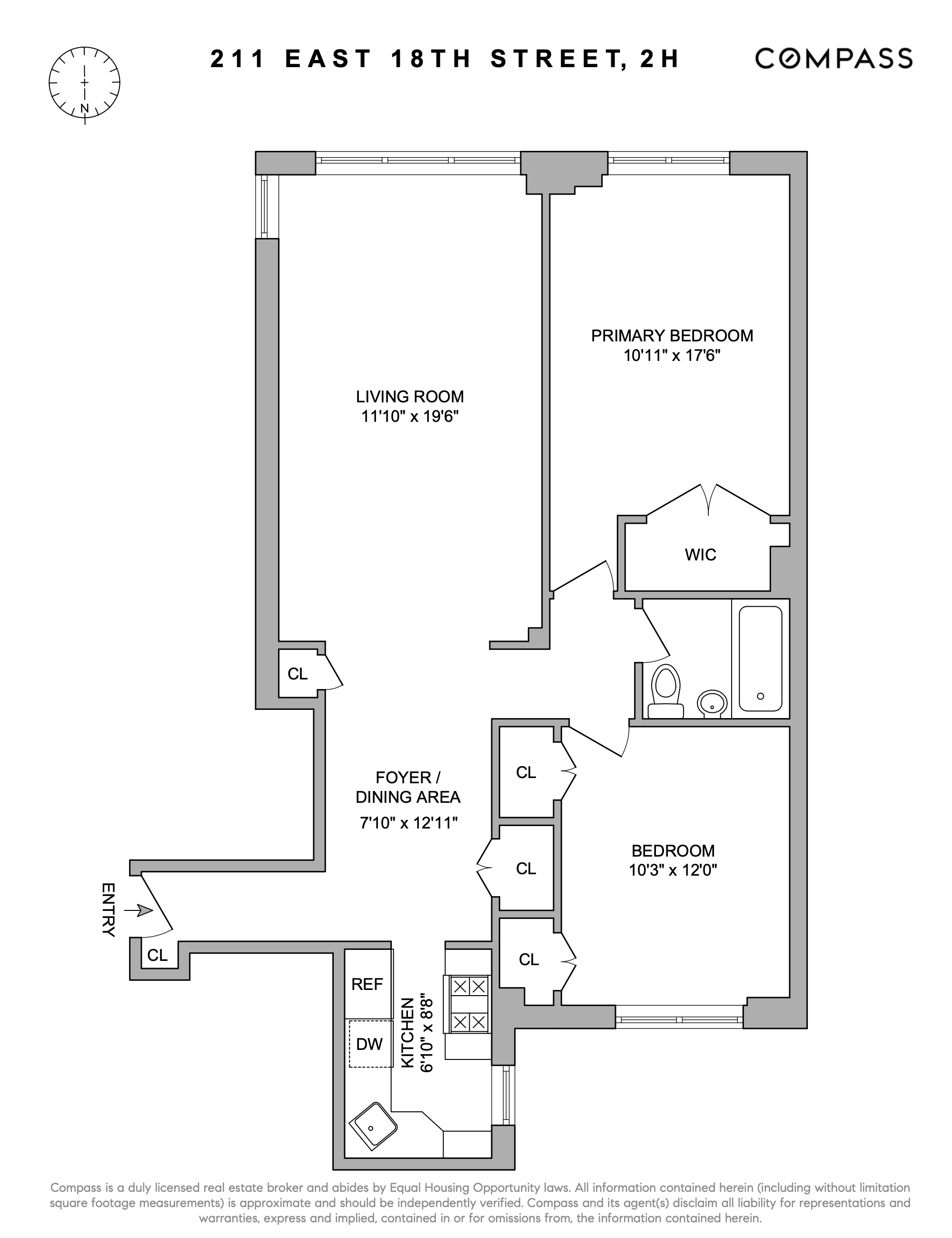 211 East 18th Street, Unit 2H Manhattan, NY 10003 - Photo 8 of 8