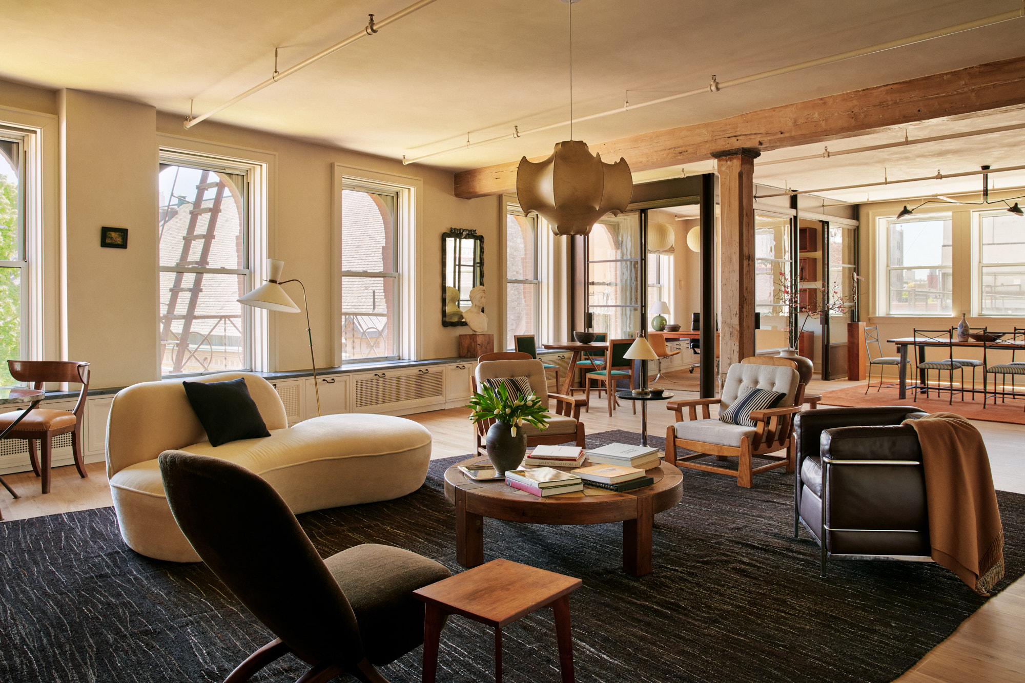 285 Lafayette Street, Unit 5D Manhattan, NY 10012 - Photo 1 of 22 a view of a dining room with furniture window and outside view