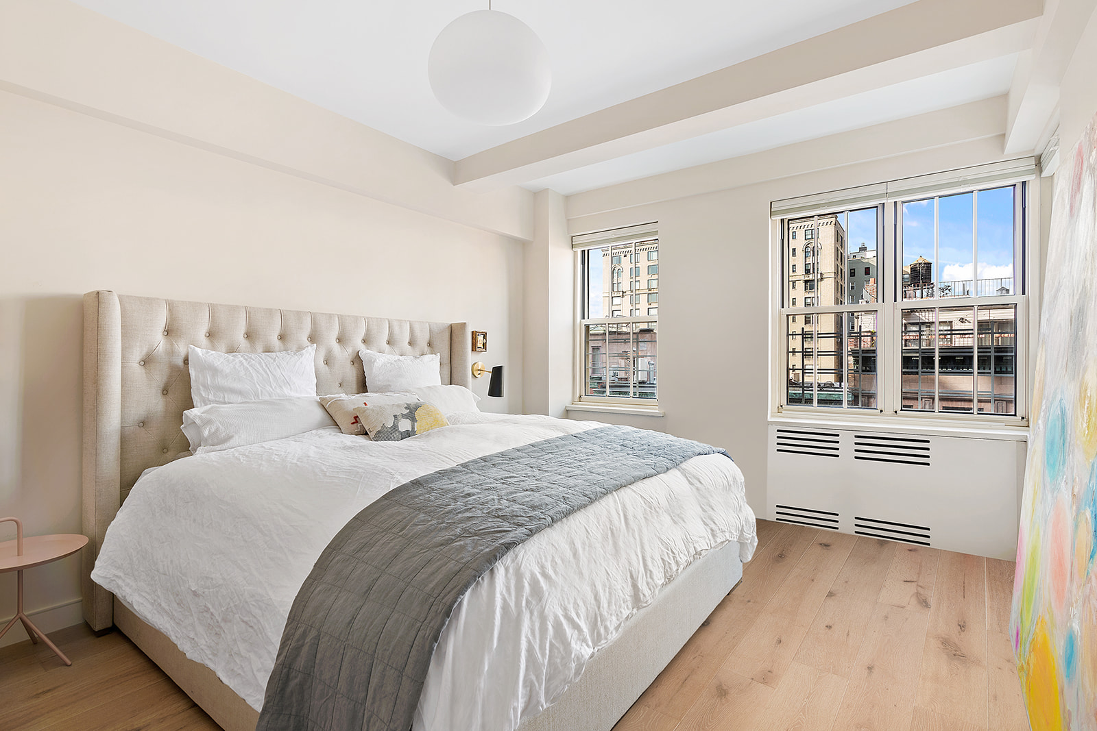 320 West 76th Street, Unit 7DE Manhattan, NY 10023 - Photo 11 of 21 a bedroom with a large bed and a window