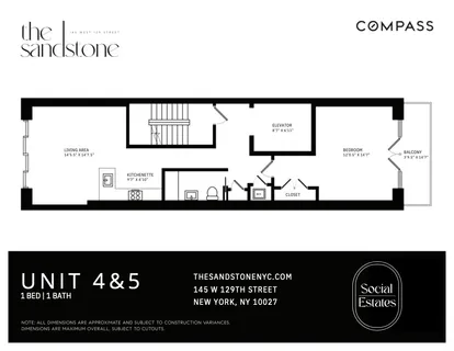 $749,000 | 145 West 129th Street, Unit 5 | Central Harlem
