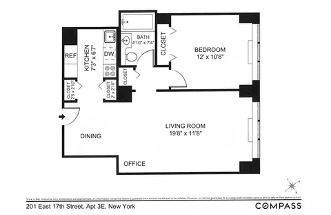 $835,000 | 201 East 17th Street, Unit 3E | Gramercy
