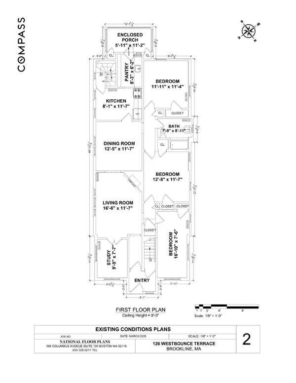 $1,995,000 | 126 Westbourne Terrace, Brookline, MA 02446