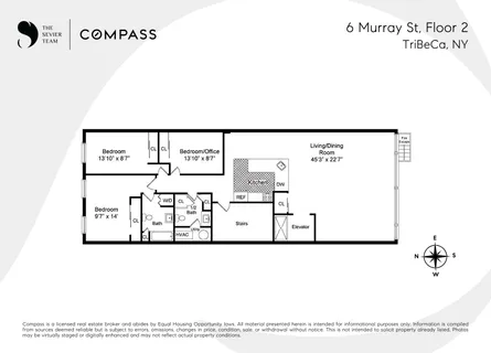 $8,950 | 6 Murray Street, Unit 2 | TriBeCa