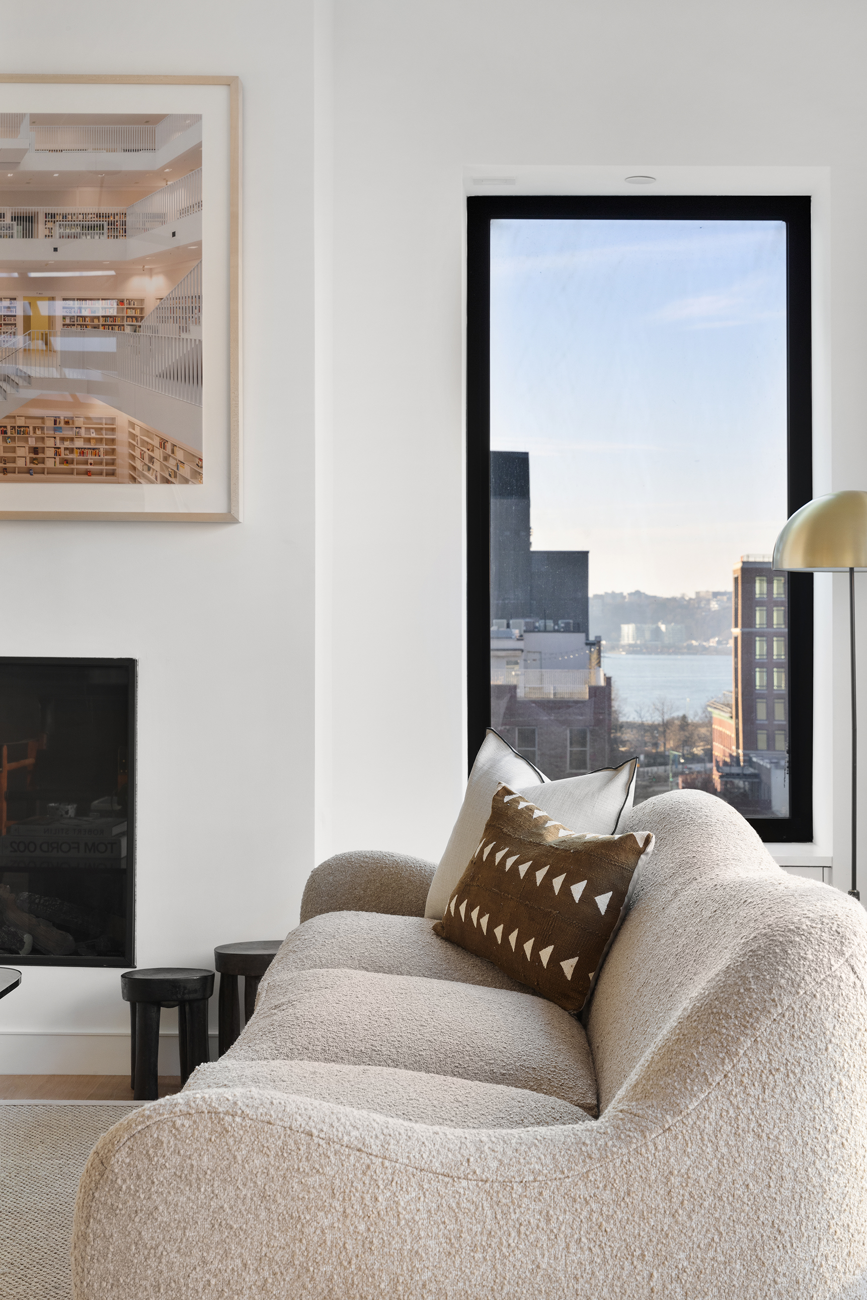 500 West 22nd Street, Unit PHW Manhattan, NY 10011 - Photo 15 of 28 a bedroom with a bed and wooden floor