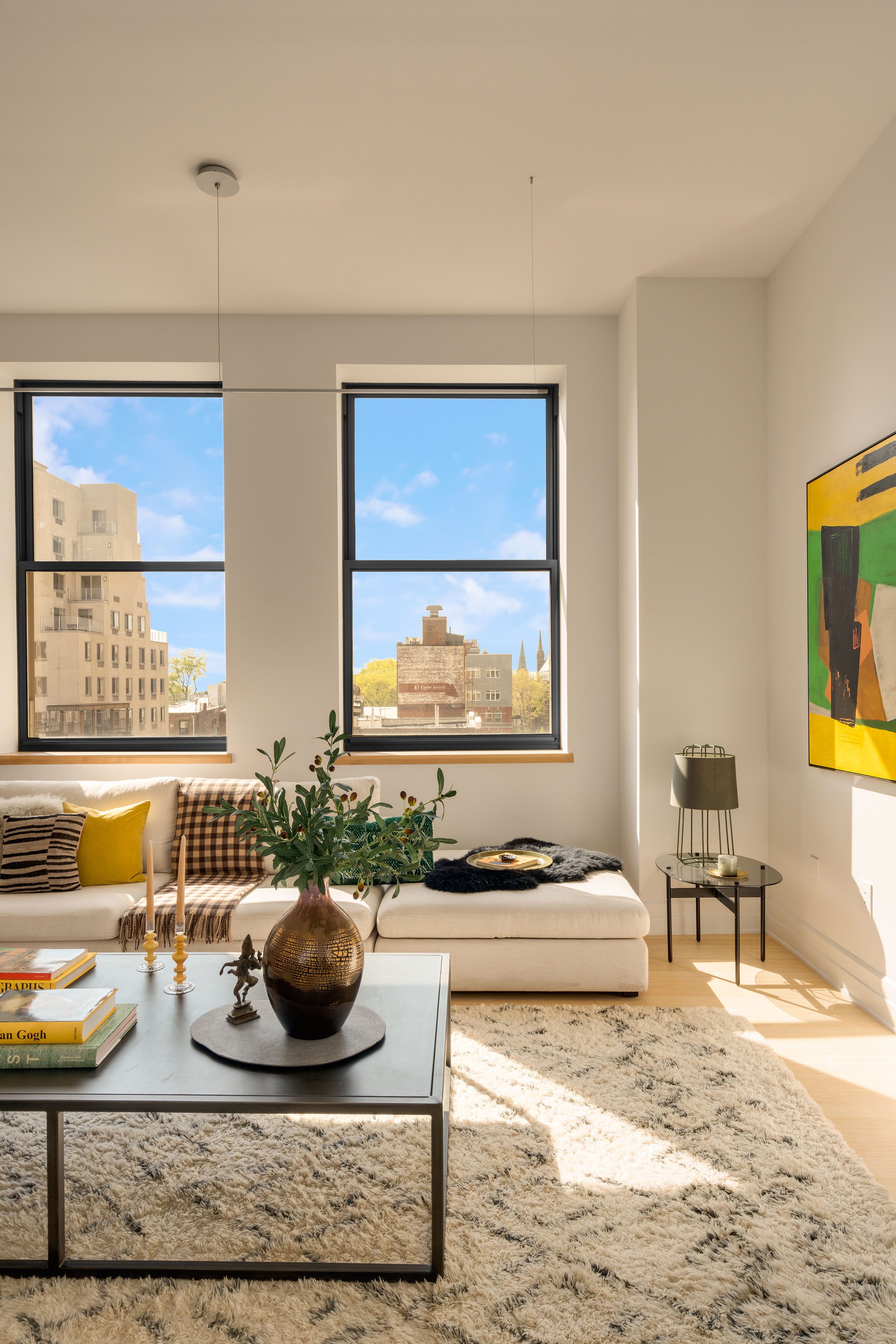 110 Livingston Street, Unit 6C Brooklyn, NY 11201 - Photo 3 of 26 a living room with furniture and a window