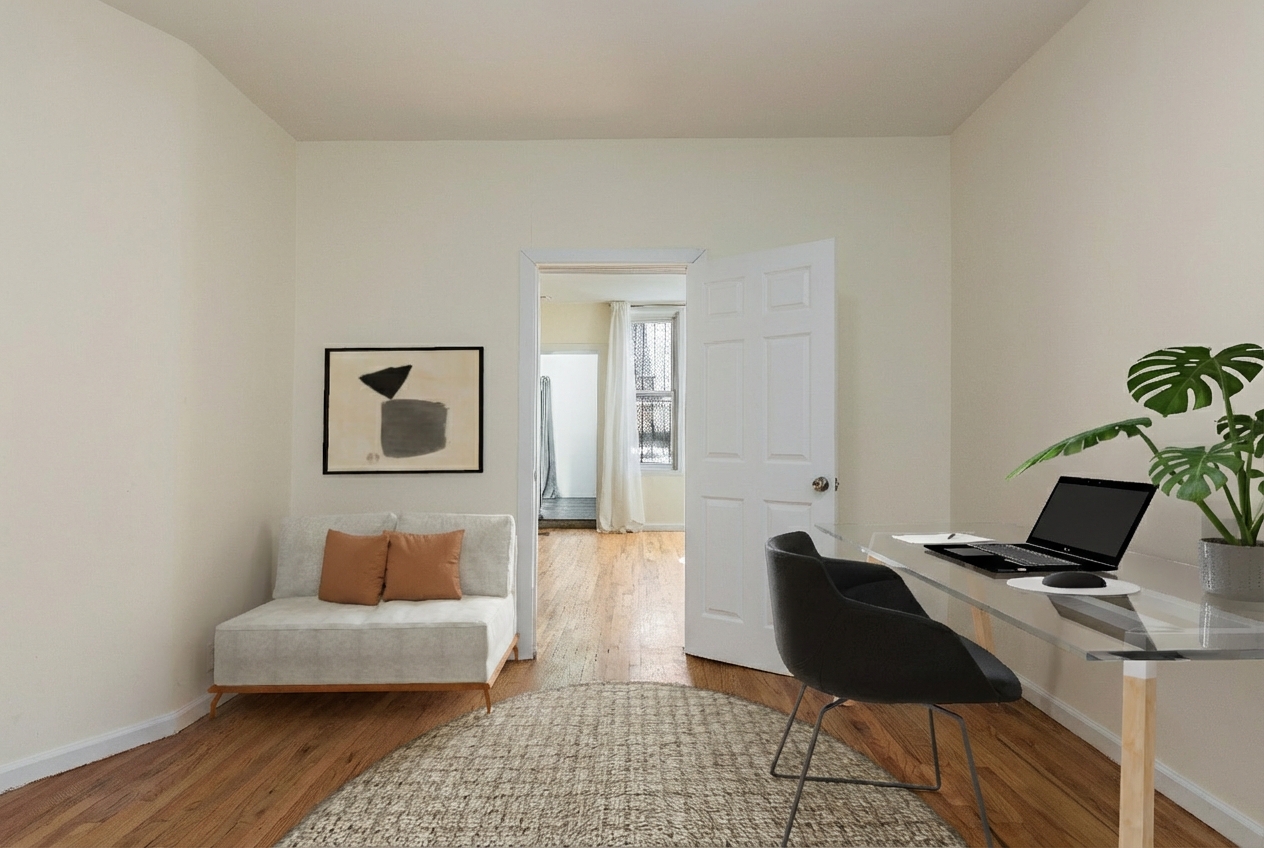 1218 Saint Marks Avenue Brooklyn, NY 11213 - Photo 22 of 42 a living room with furniture and a couch