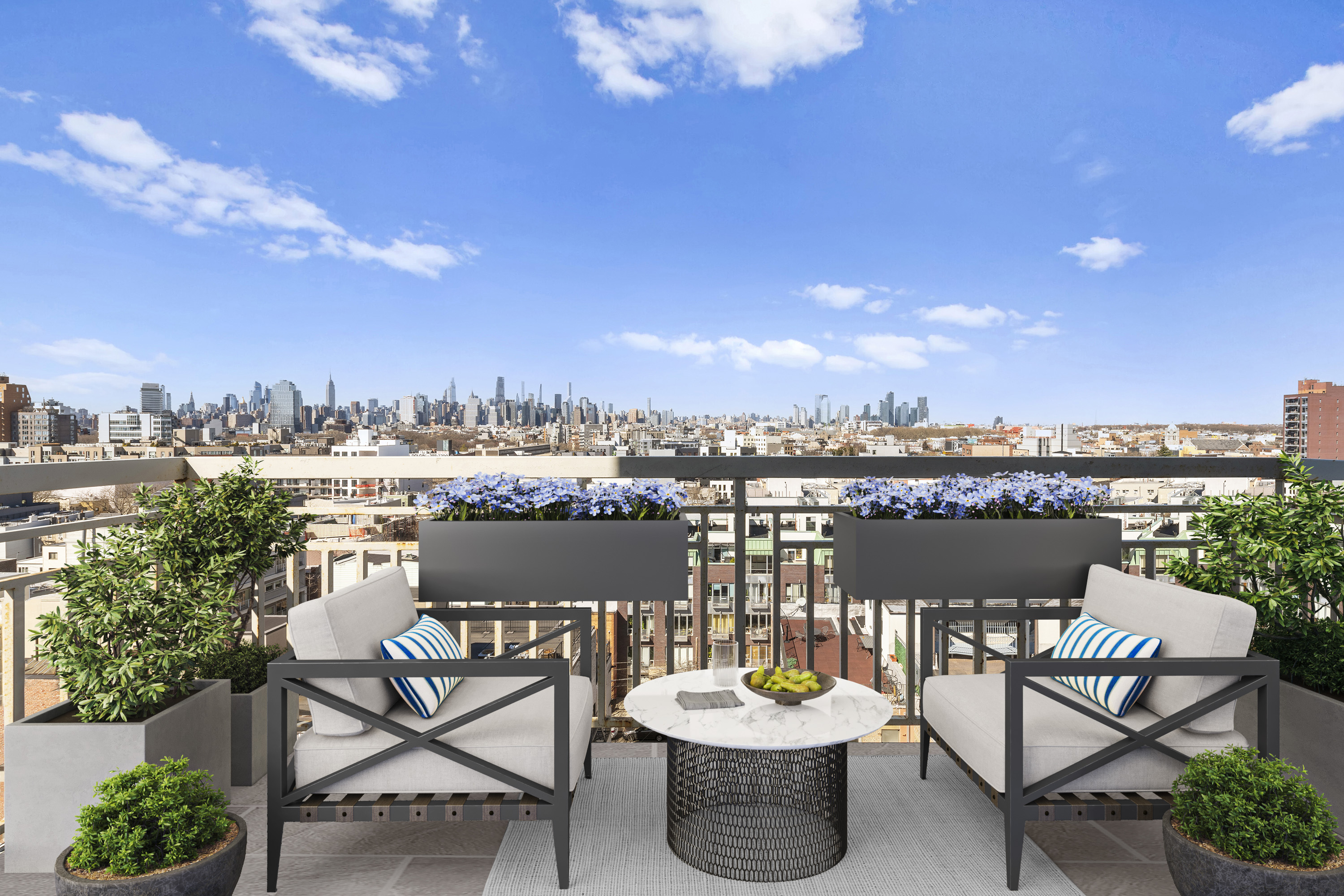 139 Skillman Avenue, Unit 9A Brooklyn, NY 11211 - Photo 3 of 17 a view of a chairs and table in the terrace