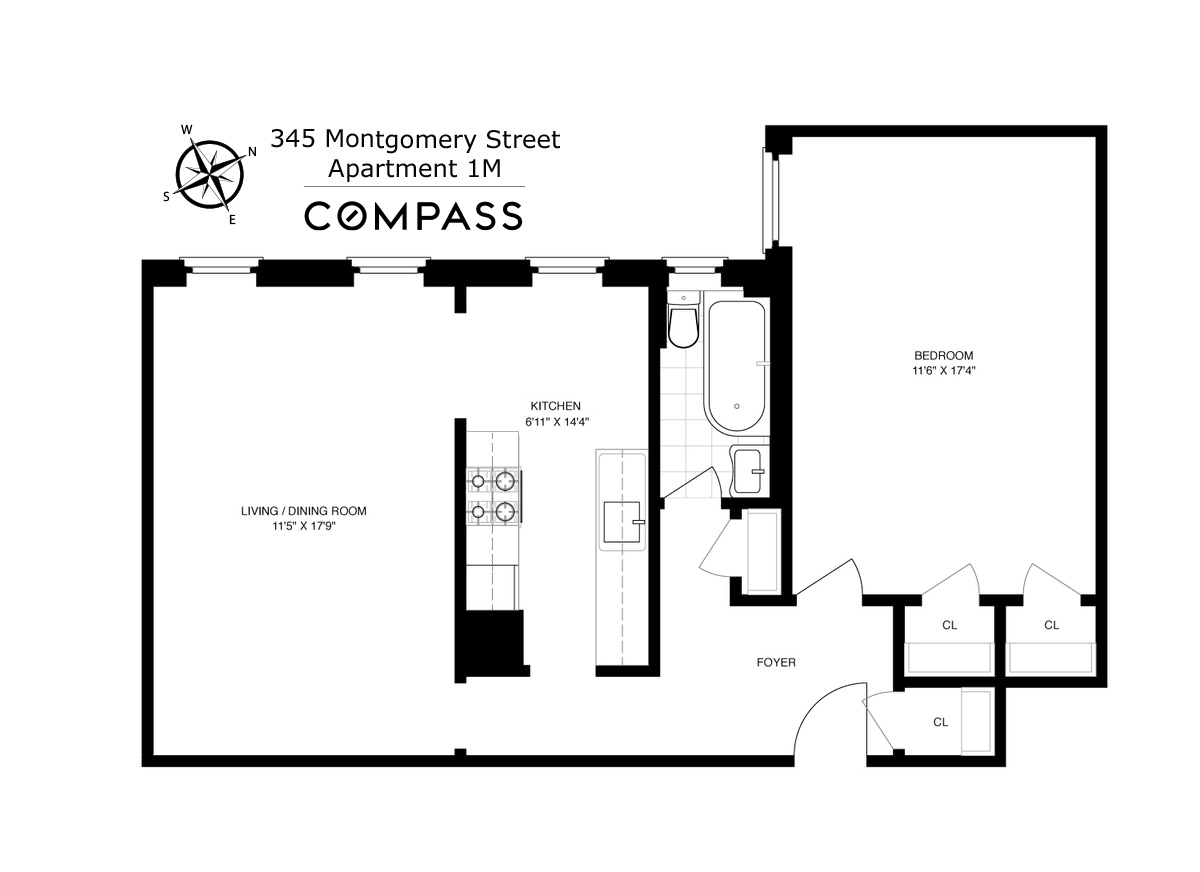 345 Montgomery Street, Unit 1M Brooklyn, NY 11225 - Photo 5 of 5