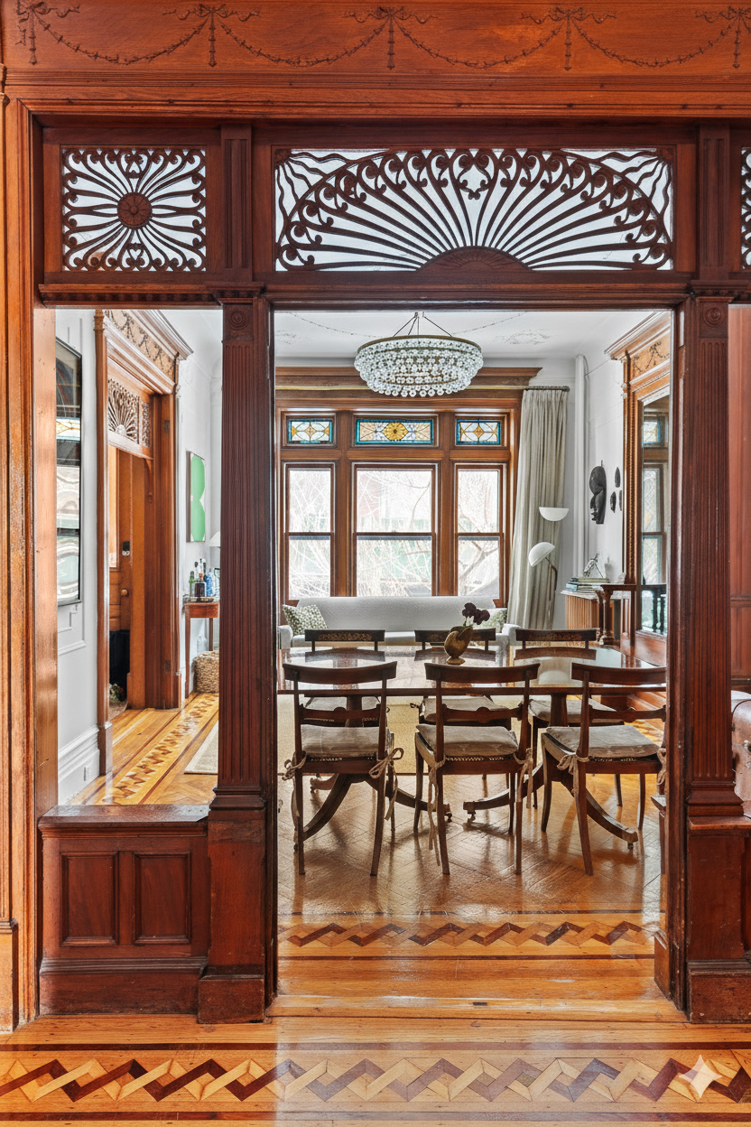 479 4th Street, Unit TRIPLEX Brooklyn, NY 11215 - Photo 3 of 17 a dining table with chairs