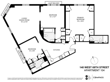 $2,495,000 | 140 West 69th Street, Unit 104 | Upper West Side